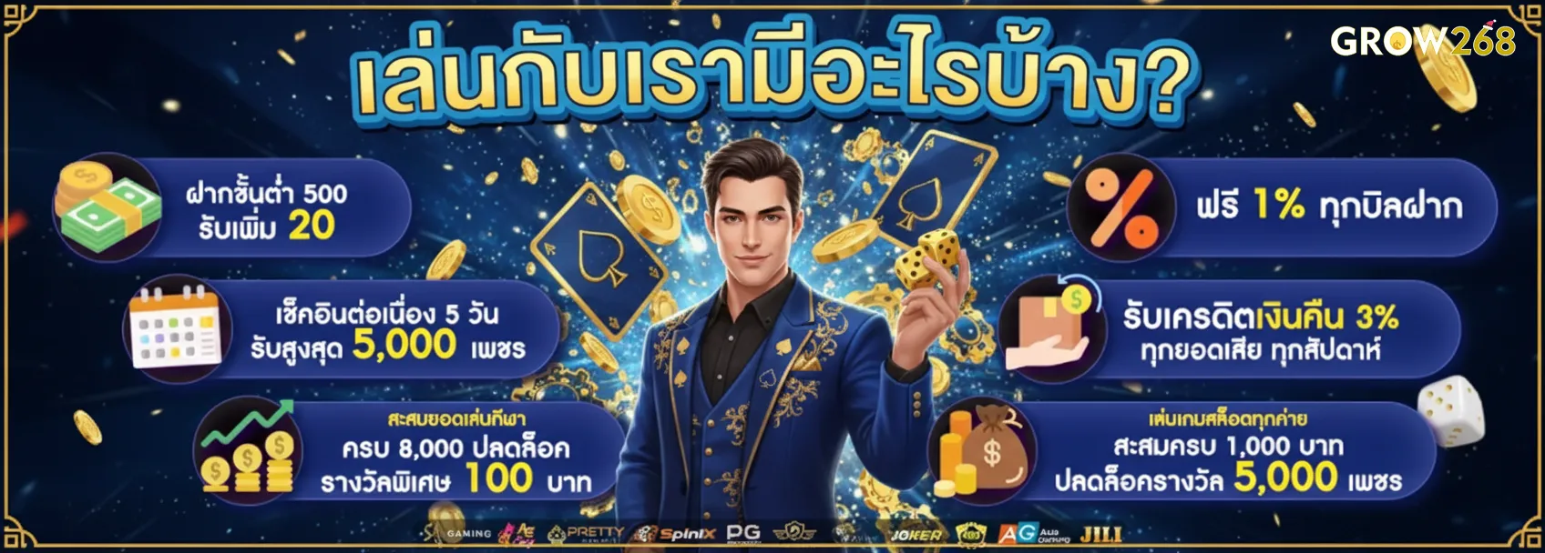 grow 268 ทางเข้า